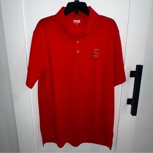 PING Syracuse University Orange Polo Shirt - Men's Large - SensorCool